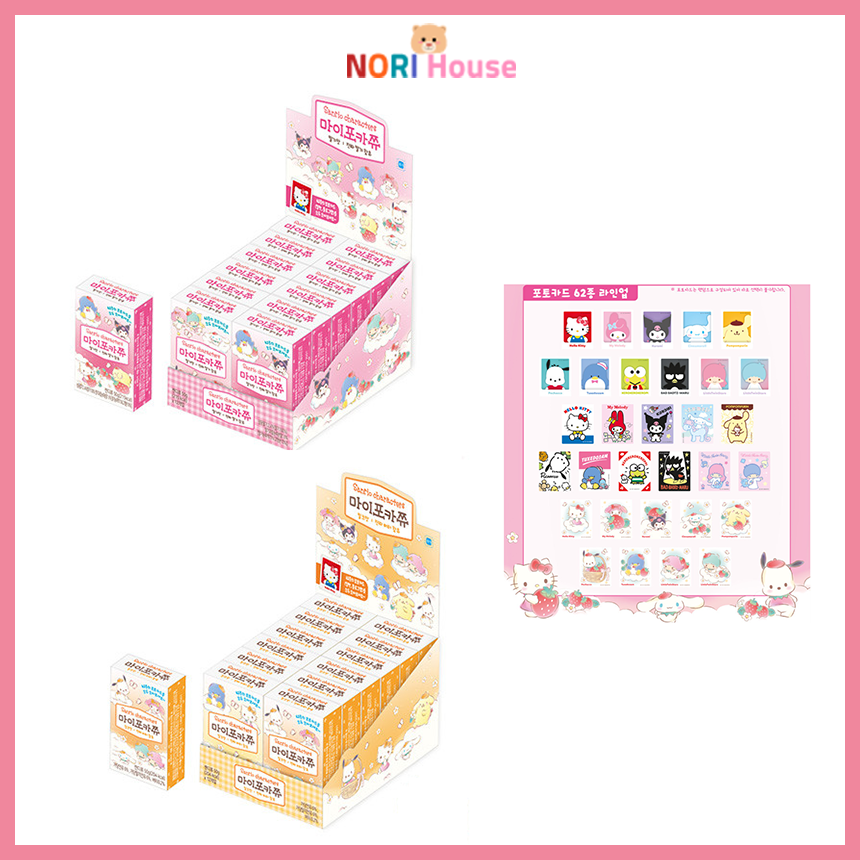 Nhân Vật Sanrio My Card & Caramel Candy 12 Cái Trọn Bộ Pocachu ...