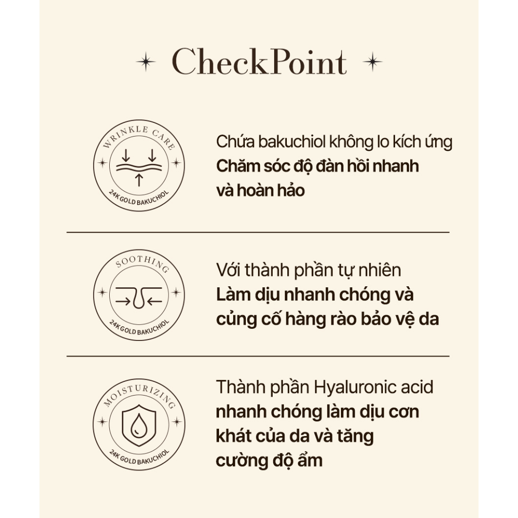 Ảnh Tinh chất vàng 24k Bakuchiol BERGAMO dưỡng ẩm cao cấp 120ml 2