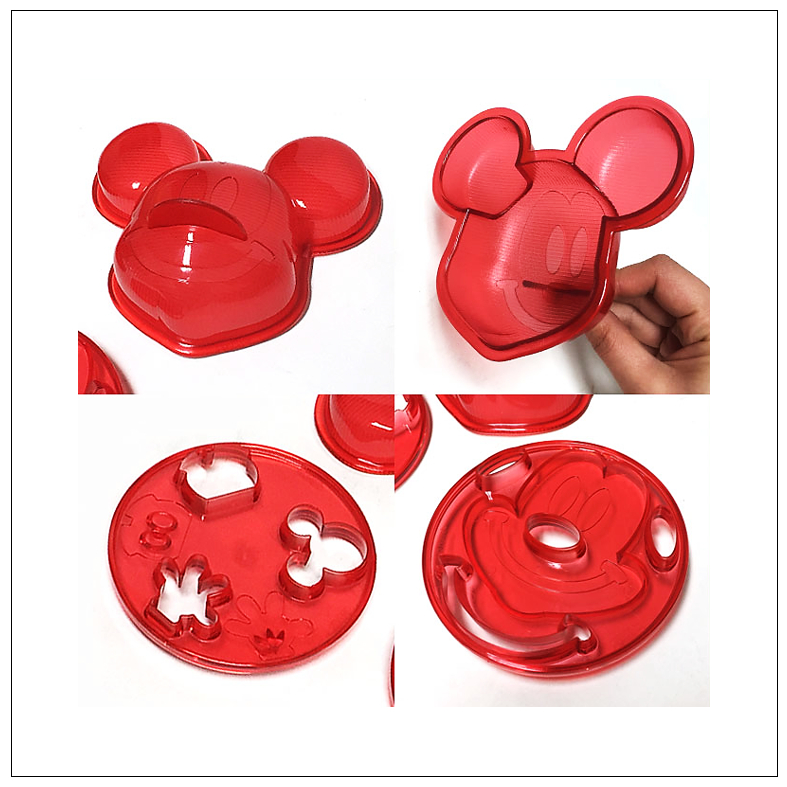 Khuôn Làm Cơm Nắm Hình Chuột Mickey LCR3