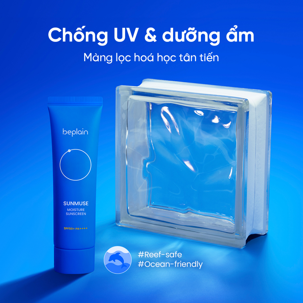 Ảnh Kem chống nắng BEPLAIN Sunmuse Hóa Học & Dưỡng Ẩm SPF 50+ PA++++ 50ml 1