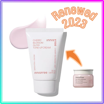 INNISFREE Kem Nâng Tông Da Chiết Xuất Hoa Anh Đào Jeju/ innisfree Cherry Blossom Tone-up Cream (2023 AD)