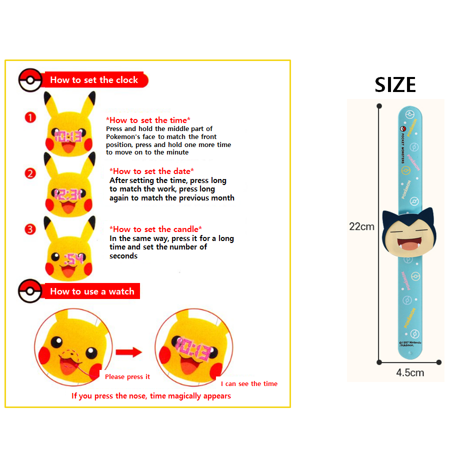 [pokemon] Pokemon magic watch ngẫu nhiên 1p