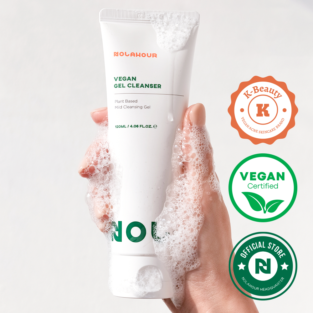 NOLAHOUR Sữa Rửa Mặt Dạng Gel Vegan Cho Da Mụn Nhạy Cảm, Làm Sạch Dịu Nhẹ Không Khô Căng