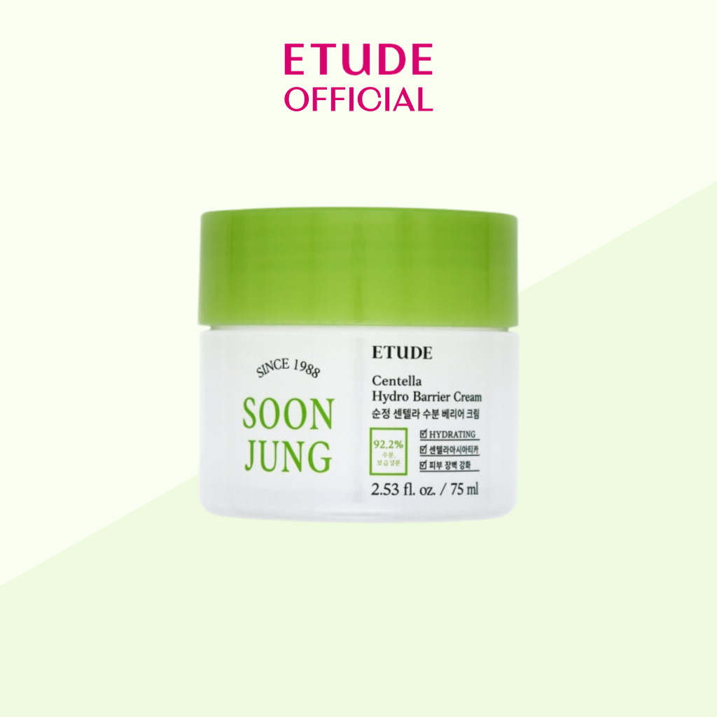 Kem dưỡng da ETUDE Soon Jung Hydro Barrier Cream cấp ẩm làm dịu da nhạy cảm 75ml