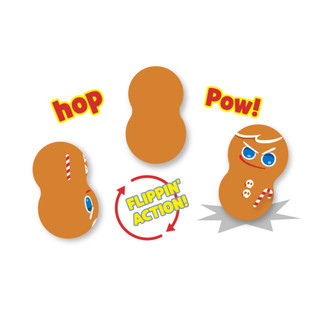 Mô Hình Đồ Chơi Nhân Vật Cookie Run Kingdom Flippers Roly Poly 24 Loại