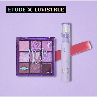 Bộ Son Môi ETUDE (LUV) Giúp Sửa Chữa Và Cố Định Đôi Mắt Tình Yêu Lilac + [ETUDE]