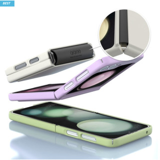 Bao Da Điện Thoại Aero Flex Màu Kem / Xanh Lá / Đen / Oải Hương Cho galaxy z flip 5 / flip5 Màu Sắc