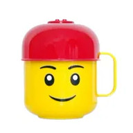Cốc Uống Nước Có Nắp Đậy Trang Trí Lego Bằng Vải Oxford Dành Cho Trẻ Em