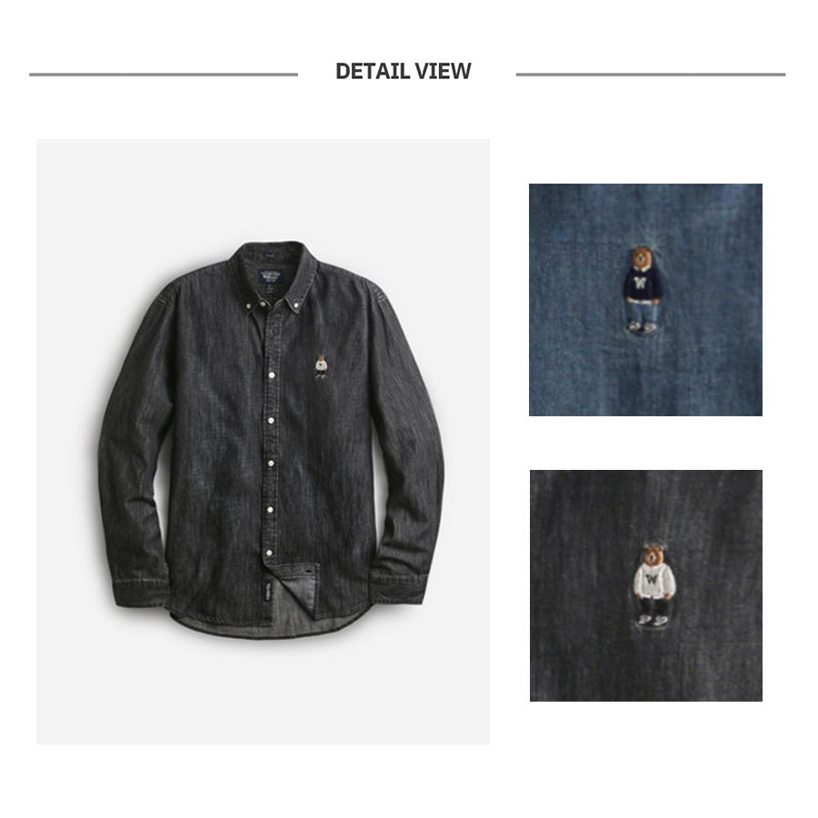 Ảnh Áo sơ mi denim WHOAU WHYJD3823U 3