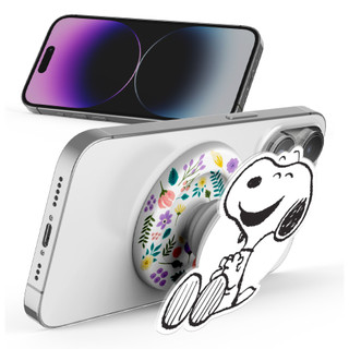 Kẹp Nam Châm Gắn Điện Thoại Hình snoopy / Đậu Phộng - acryl tok
