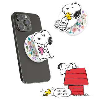 Kẹp Nam Châm Gắn Điện Thoại Hình snoopy / Đậu Phộng - acryl tok