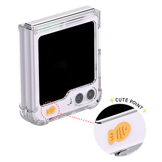 Dễ Thương Ốp Lưng Trong Suốt Cho galaxy z flip 5 / flip5
