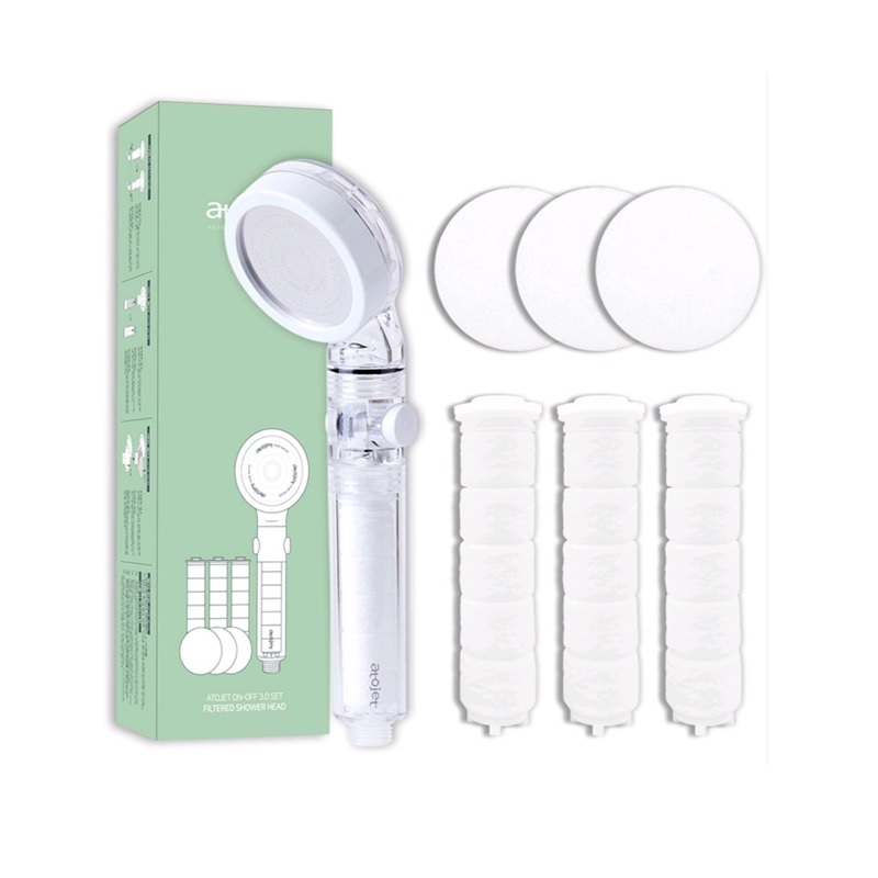 Atojet On Off System Antibacterial Shower Head Filter Set Shopee Việt Nam