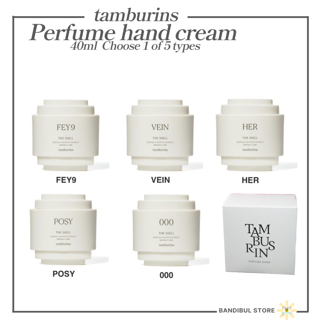 [tamburins] Perfume hand cream 40ml (choose 1 of 5 types) Shopee Việt Nam