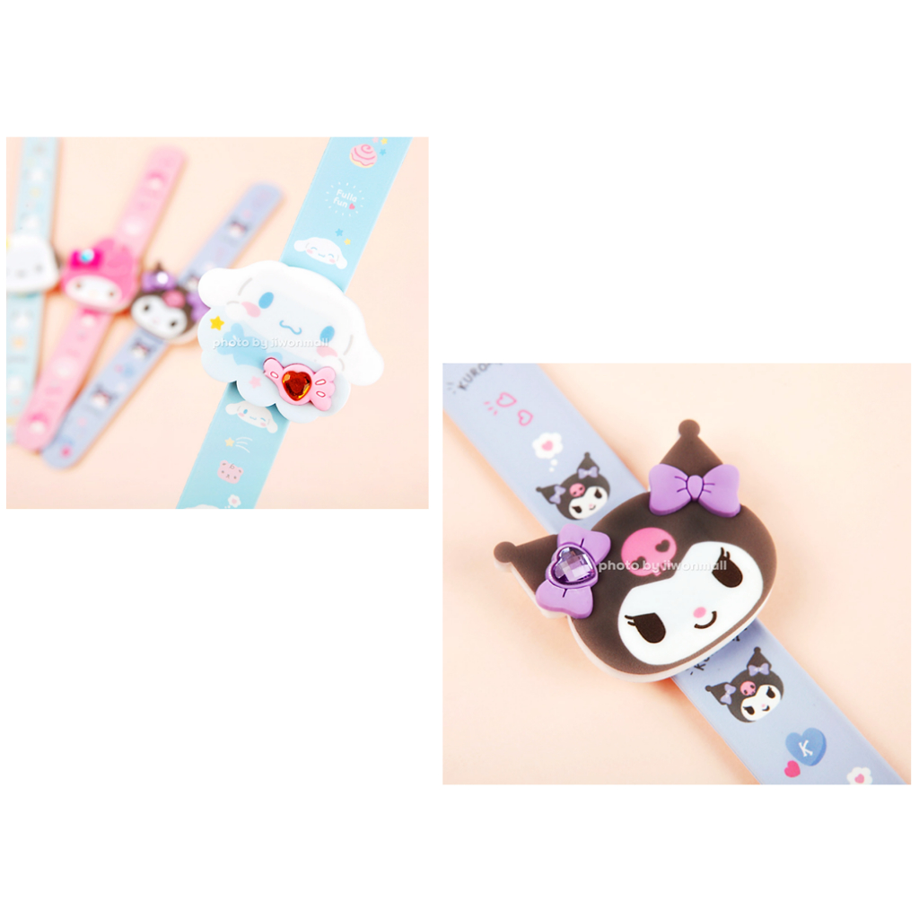 [sanrio] Đồng Hồ Đeo Tay Ma Thuật Hình Nhân Vật Hoạt Hình pochacco / kuromi / my melody / cinnamoroll
