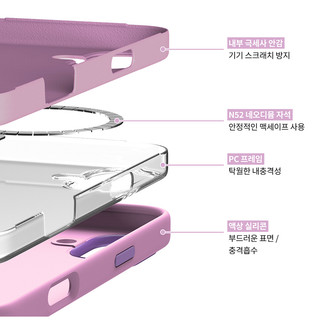 Araree - Ốp lưng từ tính mỏng màu Silicon tương thích cho iphone 16 pro max plus / vàng đen nâu hồng typ da