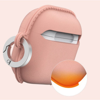 Araree - hộp đựng chìa khóa silicon mỏng tương thích với airpod 4 / đen trắng đỏ hồng họa tiết da xanh
