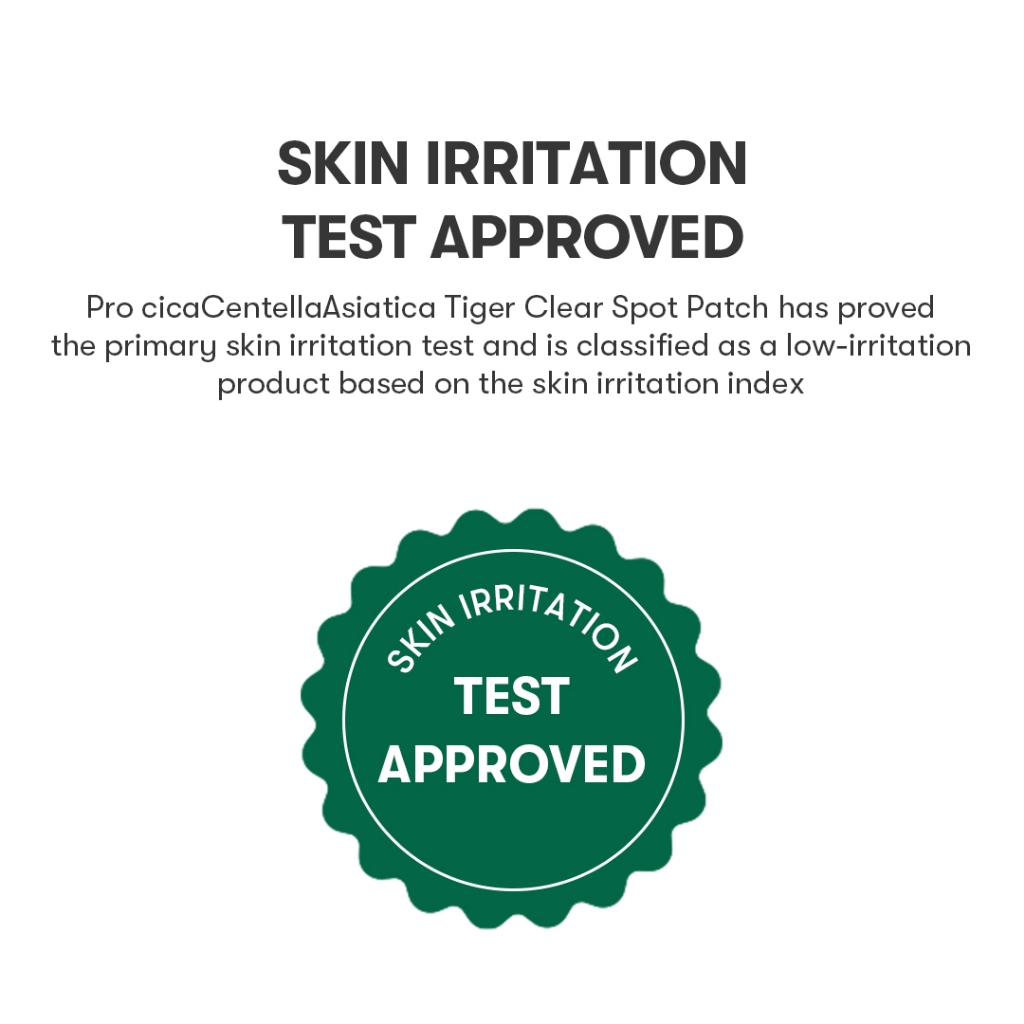 [Vt] Pro Cica Centella Asiatica Tiger Clear Spot Patch / Pimple Patch / Acne Patch [Flagship chính thức]