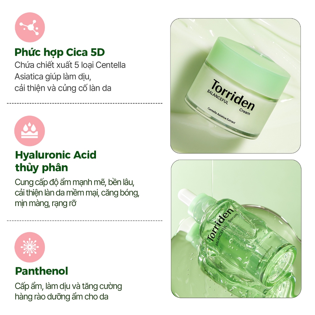 Ảnh [SET] Serum và kem dưỡng BALANCEFUL CICA, 50ml+80ml 3
