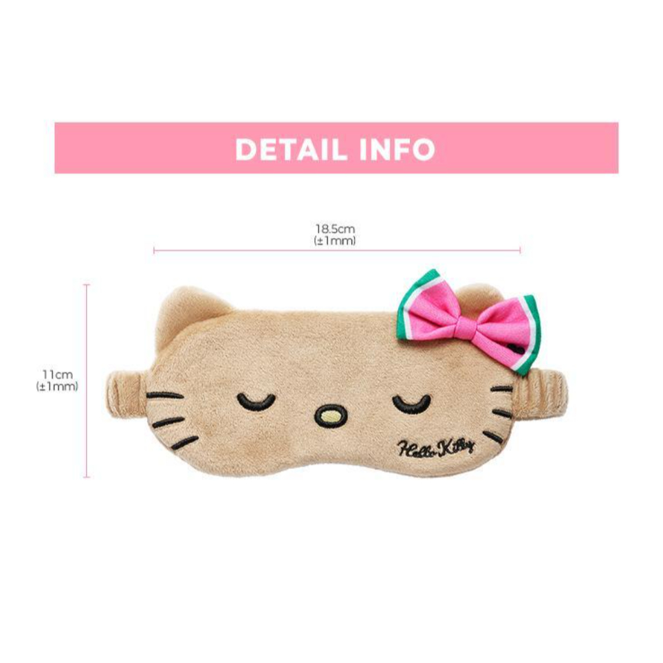 [SANRIO] Fillimilly Hello Kitty Travel Edition Vỏ mắt ngủ / Handtowel / Túi du lịch Phiên bản Kitty thuộc da