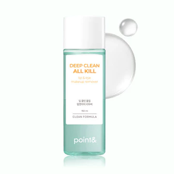 Point & Deep Clean All Kill Lip & Eye Remover 150ml | Tẩy Trang Mắt, Loại Bỏ Mascara Chống Thấm Nước, Tẩy Trang Môi Và Mắt Thuần Chay, Tẩy Trang Nhẹ Nhàng
