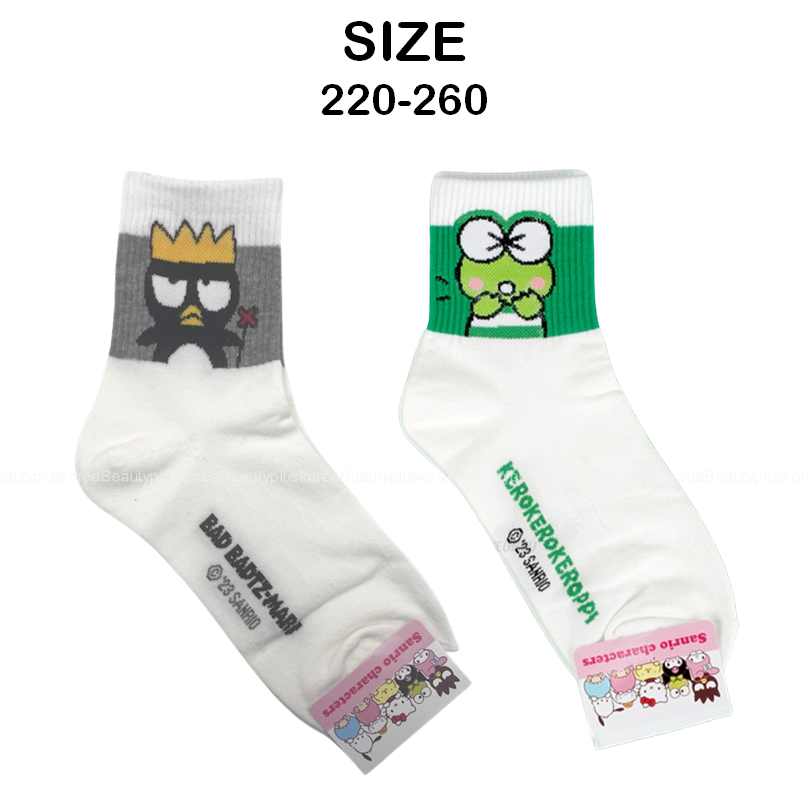 [Sanrio] Tất linh vật nhân vật Sanrio (Bad Badtz-maru / Keroppi)