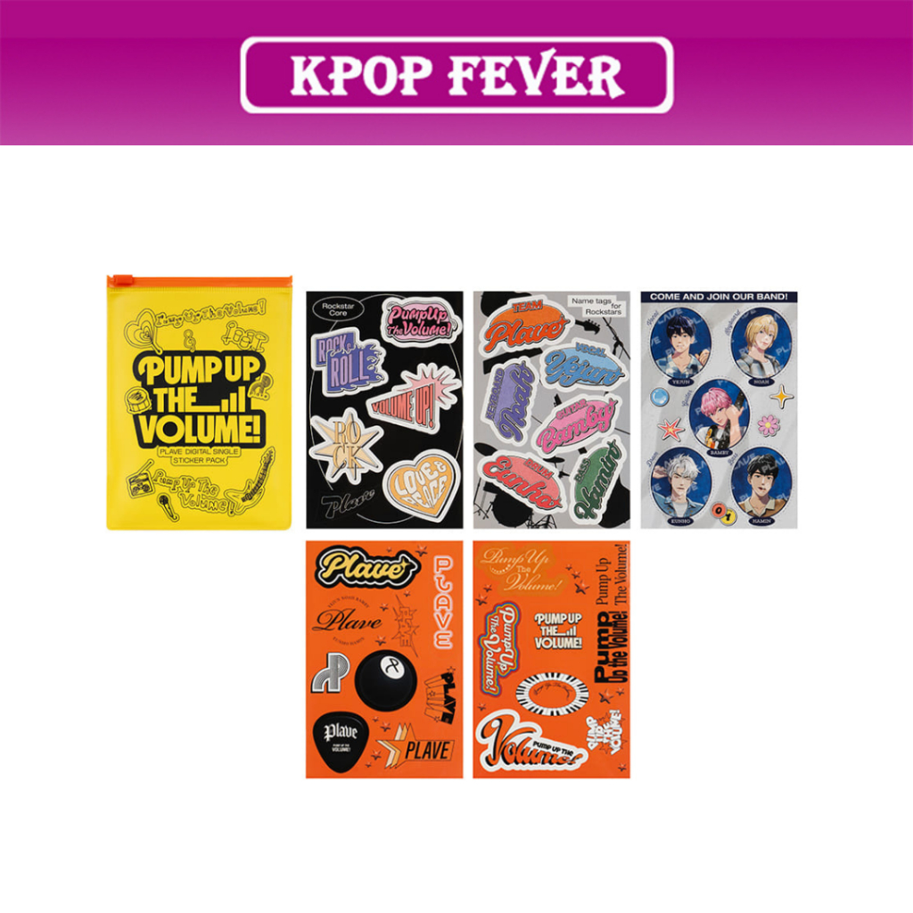 PLAVE - [ PUMP UP THE VOLUME ] MD / PUTV STICKER PACK | Shopee Việt Nam