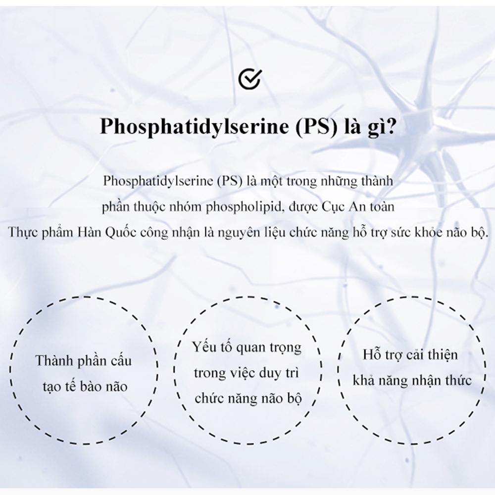 Nước uống bột VITALIZE Phosphatidylserine Plus