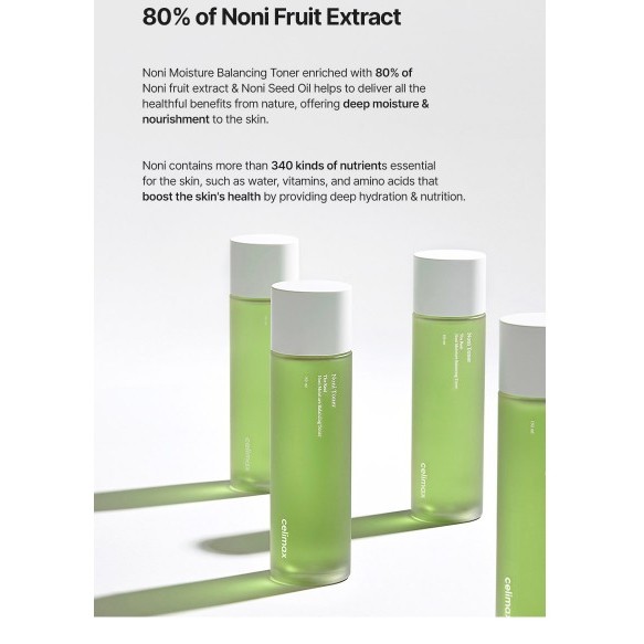 Mực cân bằng độ ẩm Celimax The Real Noni 150ml