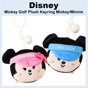 Mickey Plush Bag Charm Keyring Mickey / Minnie golf Edition 1053572