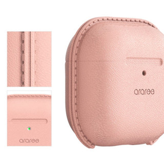 Araree - hộp đựng chìa khóa silicon mỏng tương thích với airpod 4 / đen trắng đỏ hồng họa tiết da xanh