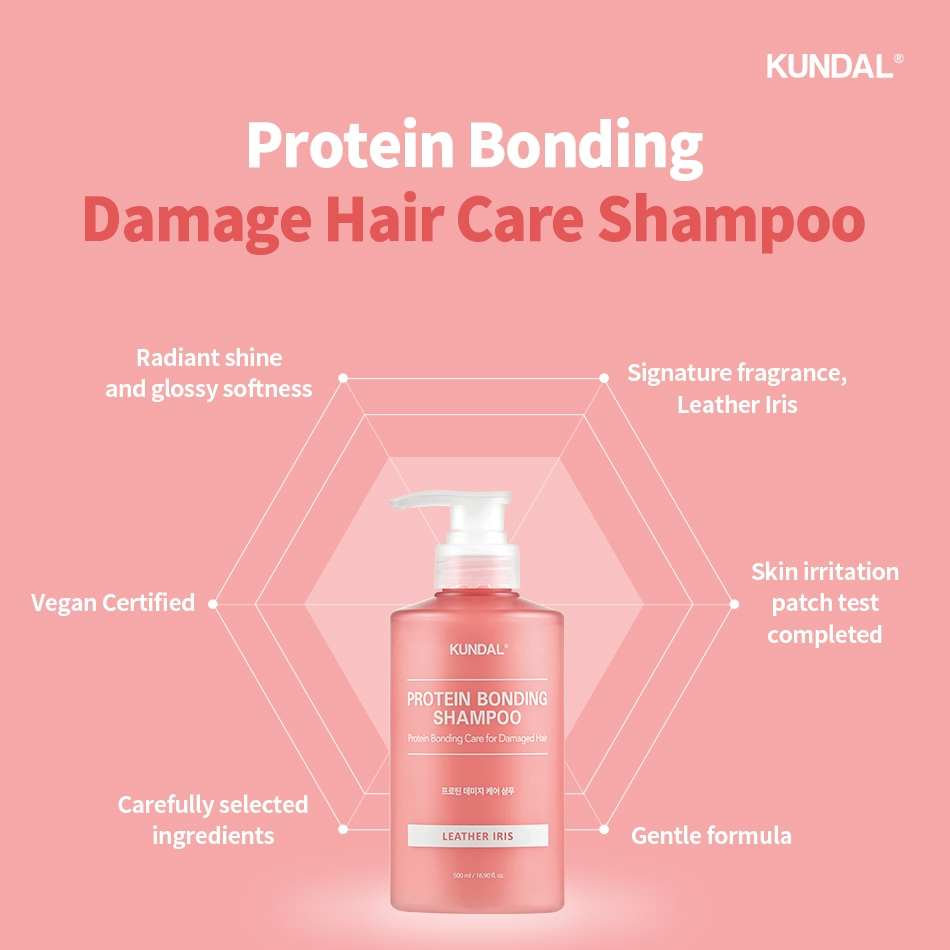 Ảnh Dầu gội KUNDAL chăm sóc da đầu hư tổn với protein 2