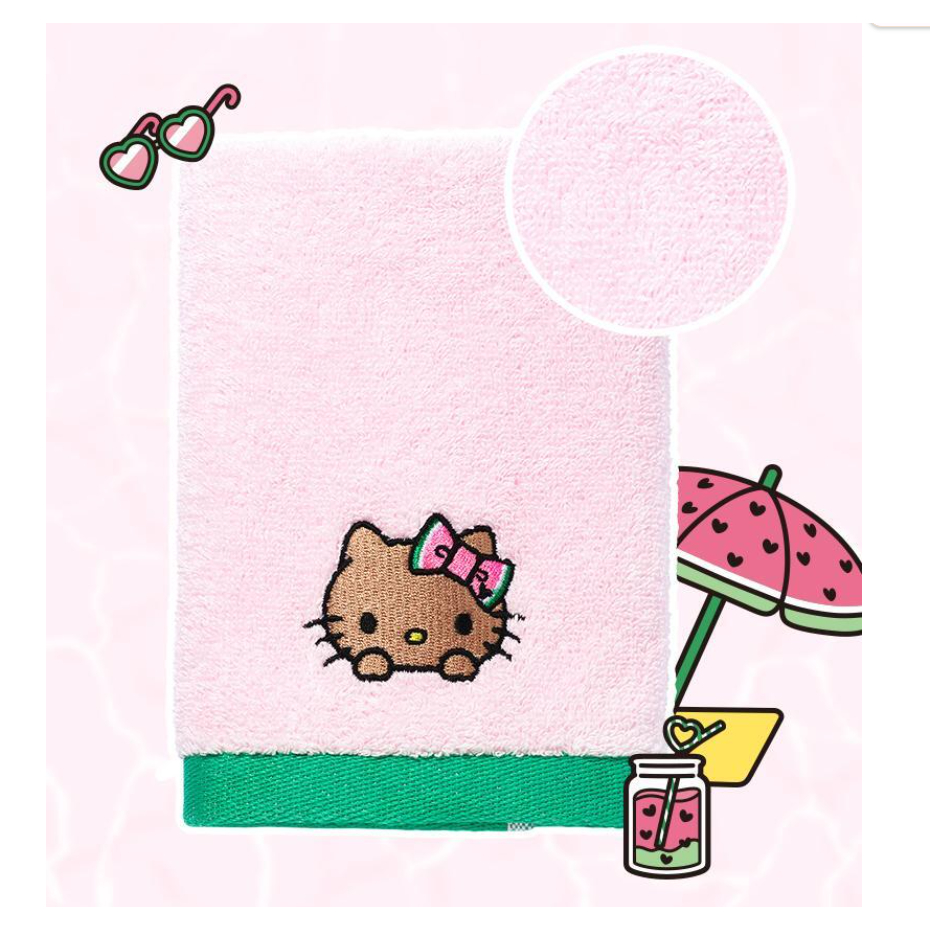 [SANRIO] Fillimilly Hello Kitty Travel Edition Vỏ mắt ngủ / Handtowel / Túi du lịch Phiên bản Kitty thuộc da