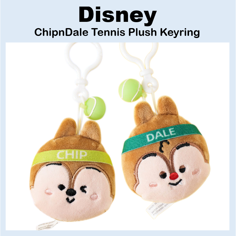 [Disney] Túi sang trọng ChipnDale Charm Keyring Tennis Edition (Chip / Dale)