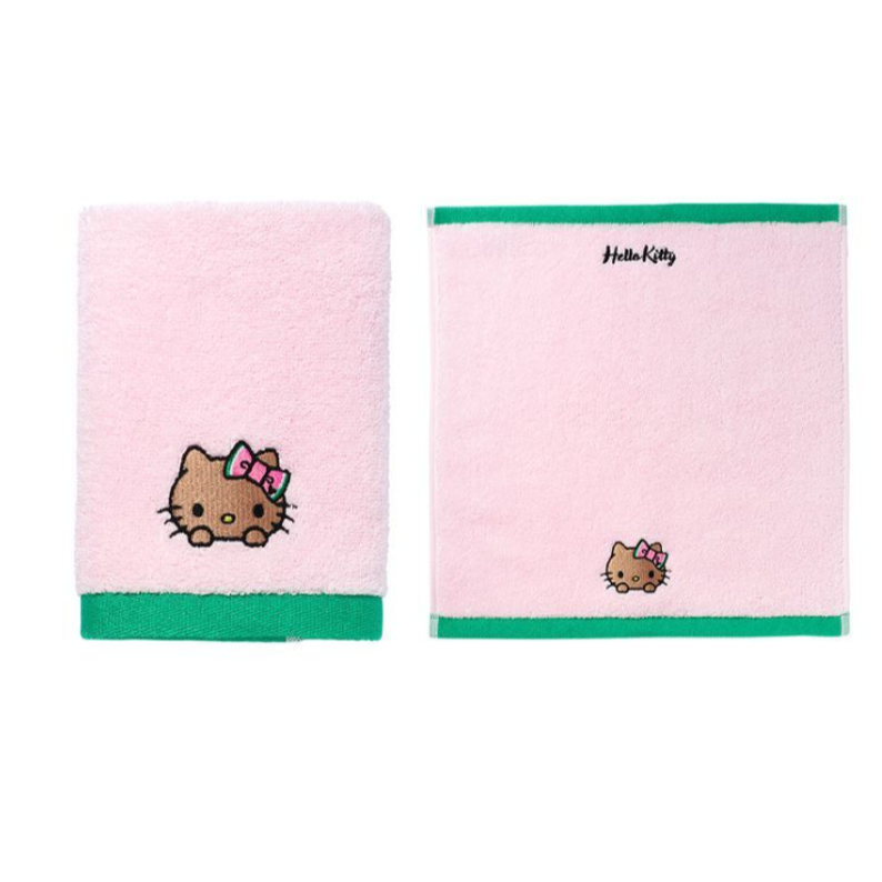 [SANRIO] Fillimilly Hello Kitty Travel Edition Vỏ mắt ngủ / Handtowel / Túi du lịch Phiên bản Kitty thuộc da