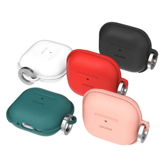 Araree - hộp đựng chìa khóa silicon mỏng tương thích với airpod 4 / đen trắng đỏ hồng họa tiết da xanh