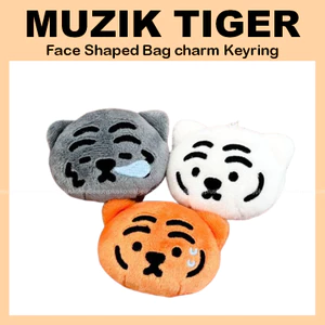 Móc khóa quyến rũ túi hình mặt (Cam / Trắng / Đen)