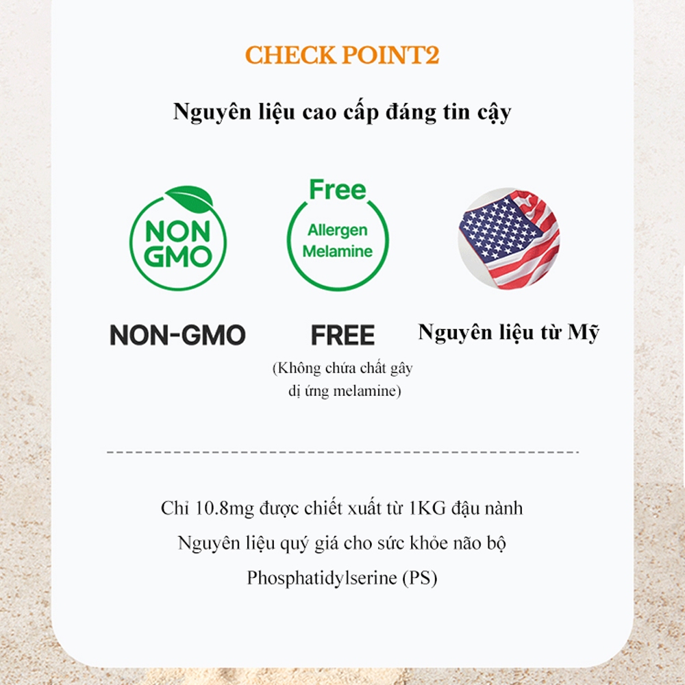 Nước uống bột VITALIZE Phosphatidylserine Plus