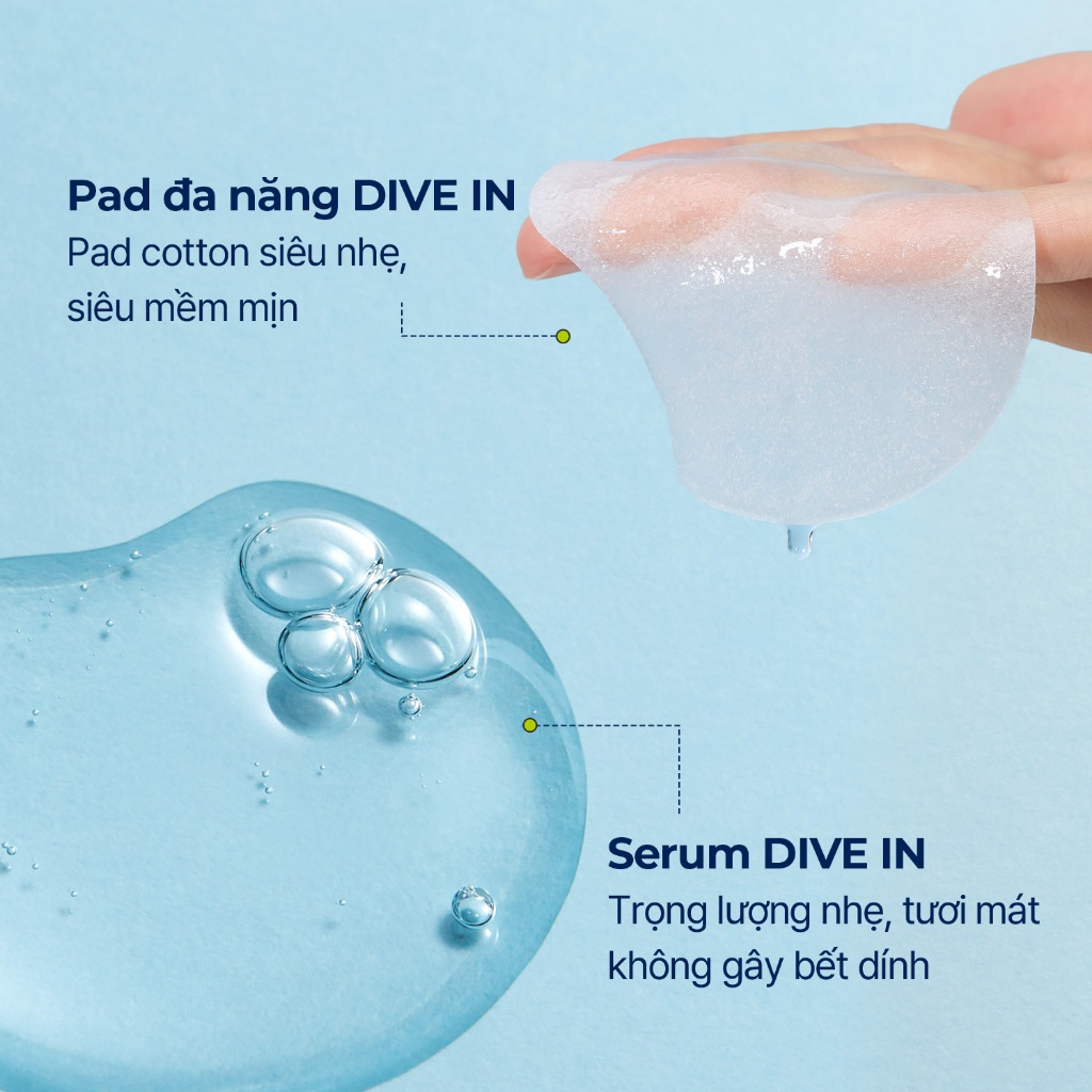 [ Torriden Live ] [SET] Serum DIVE IN và pad, 50ml+80miếng