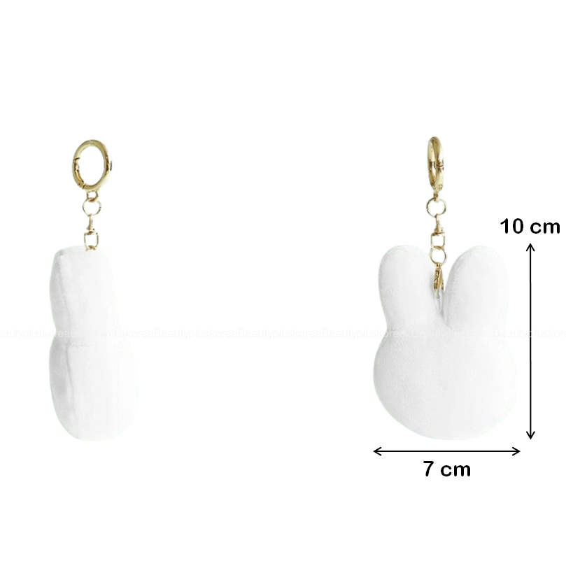 [Miffy] Móc khóa quyến rũ túi hình khuôn mặt (Miffy / Boris / Snuffy)