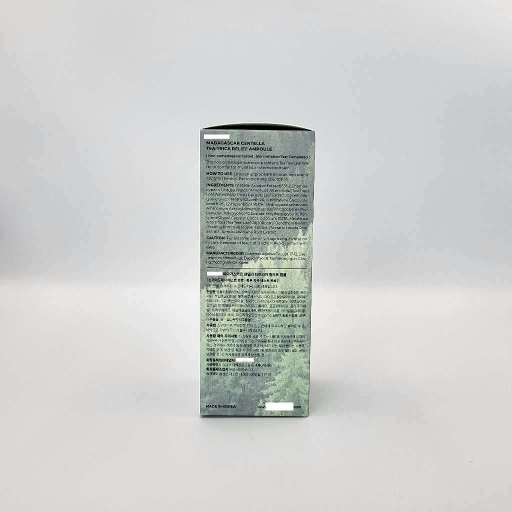 Madagascar Centella Tea-Trica Relief Ampoule 100ml từ Hàn Quốc