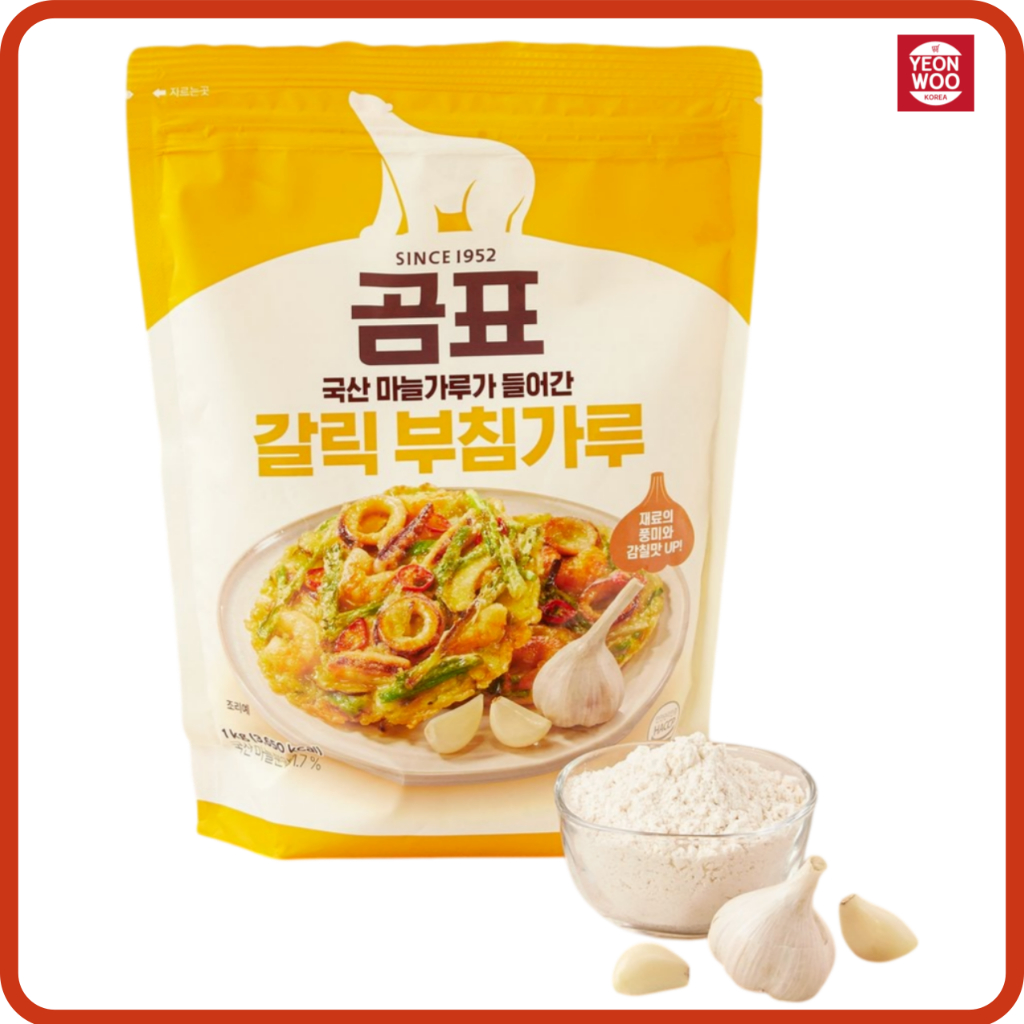 Bột Bánh Kếp Gompyo Tỏi Hàn Quốc 1kg 