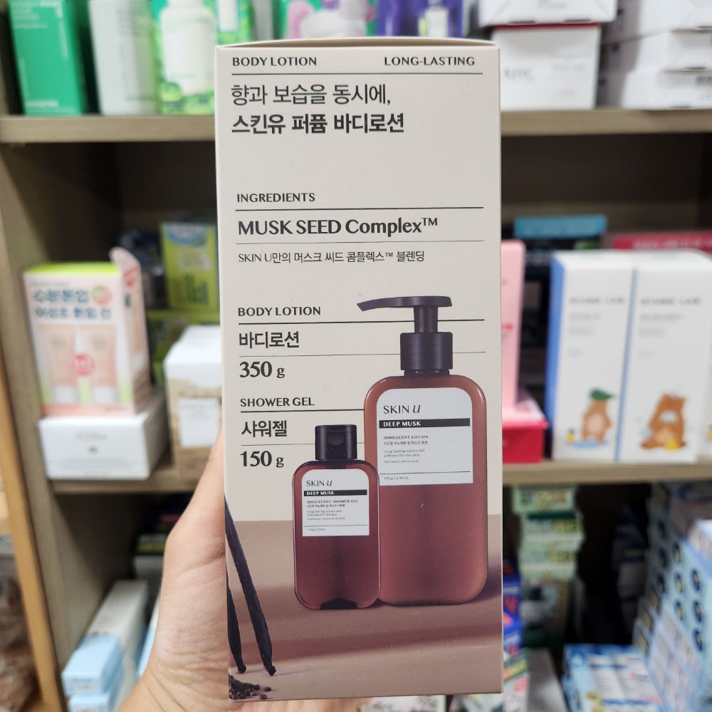 OLIVE YOUNG EDITION [350g + Sữa tắm 150g] Sữa dưỡng ẩm thơm INNO Deep Musk (Chăm sóc da Hàn Quốc, Làm đẹp Hàn Quốc, Làm đẹp K-Beauty)