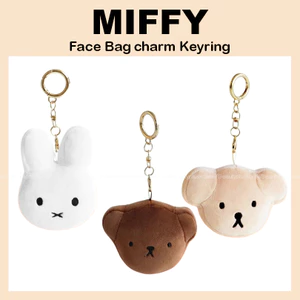 Móc khóa quyến rũ túi hình khuôn mặt (Miffy / Boris / Snuffy)