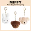 Móc khóa quyến rũ túi hình khuôn mặt (Miffy / Boris / Snuffy)
