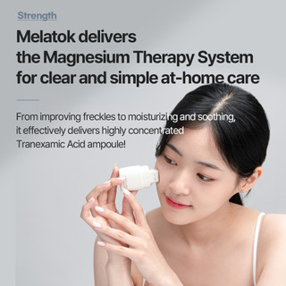 [Snow2plus CHÍNH THỨC] Bộ thiết bị trị liệu Magiê Melatok — 99,9% Mg, Axit Tranexamic 10.000ppm, Chăm sóc làm sáng và tàn nhang, Sử dụng tại nhà 3 tháng