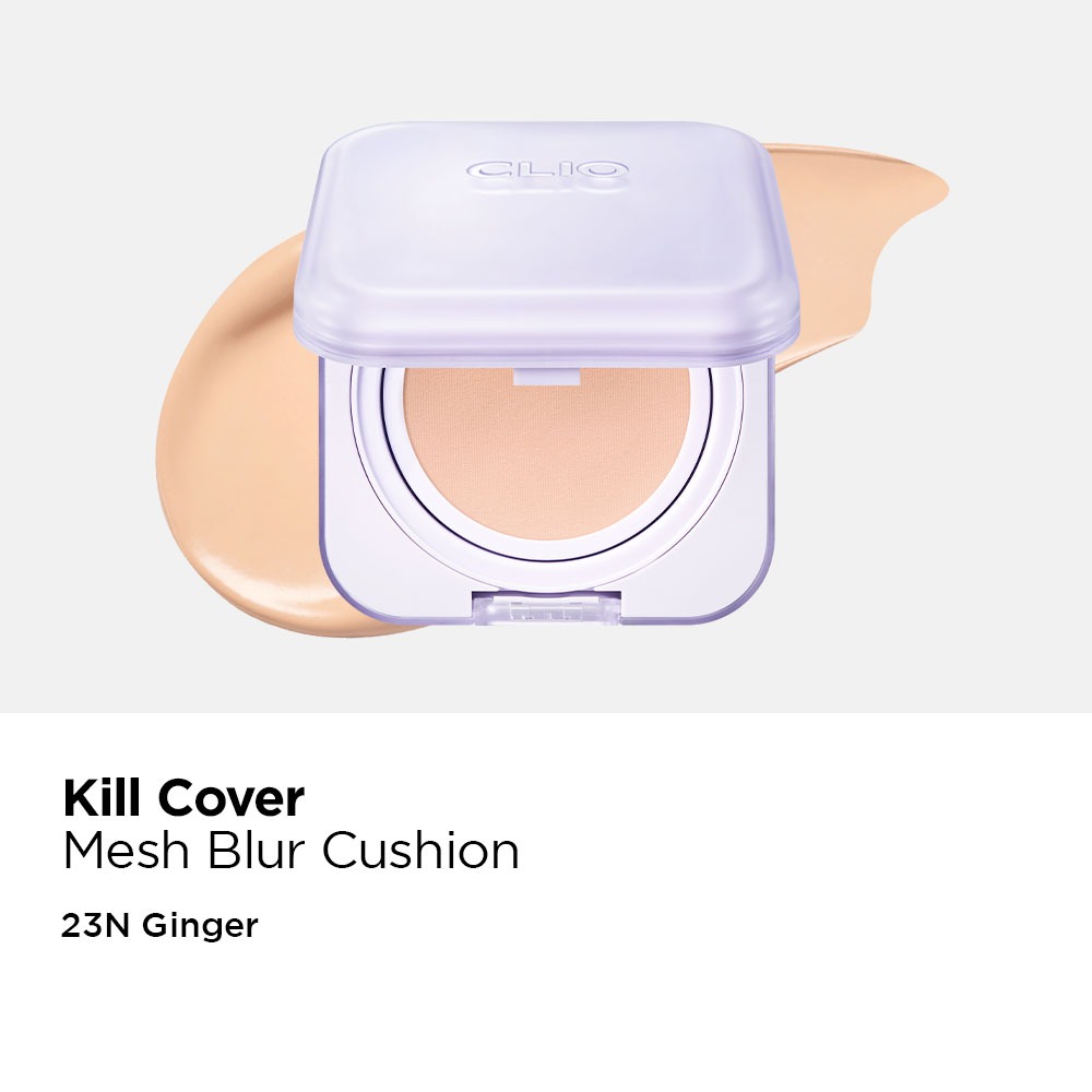 [CLIO] MỚI Cushion Làm Mịn Màng Che Phủ Lỗ Chân Lông Kill Cover Mesh Blur (15g+15g)