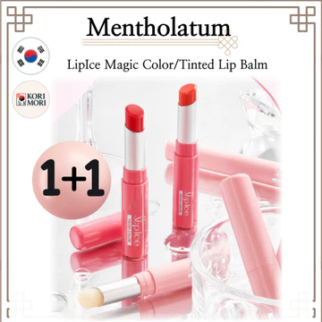 [1 + 1] [Mentholatum] LipIce Magic Color / Son dưỡng môi nhuộm màu
