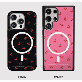 Ninemall - ốp lưng từ tính họa tiết anh đào mini tương thích với galaxy iphone
