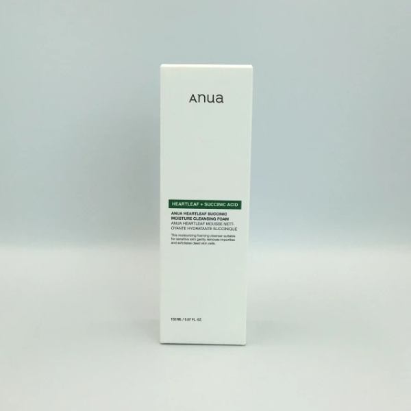 [Anua] Bọt làm sạch độ ẩm Heartleaf Succinic 150ml